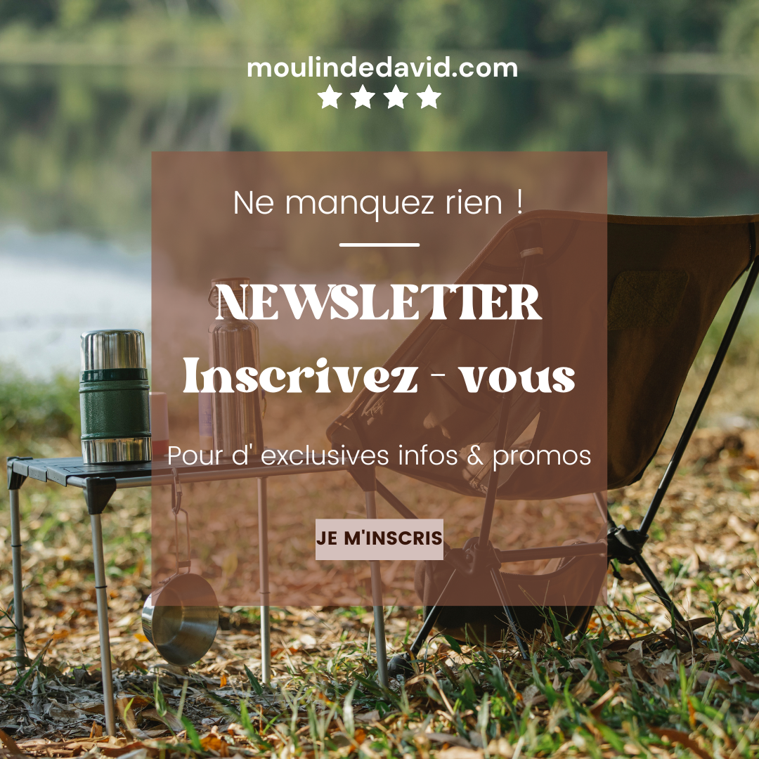 newsletter mensuelle - Camping Le Moulin de David 4 étoiles en Dordogne