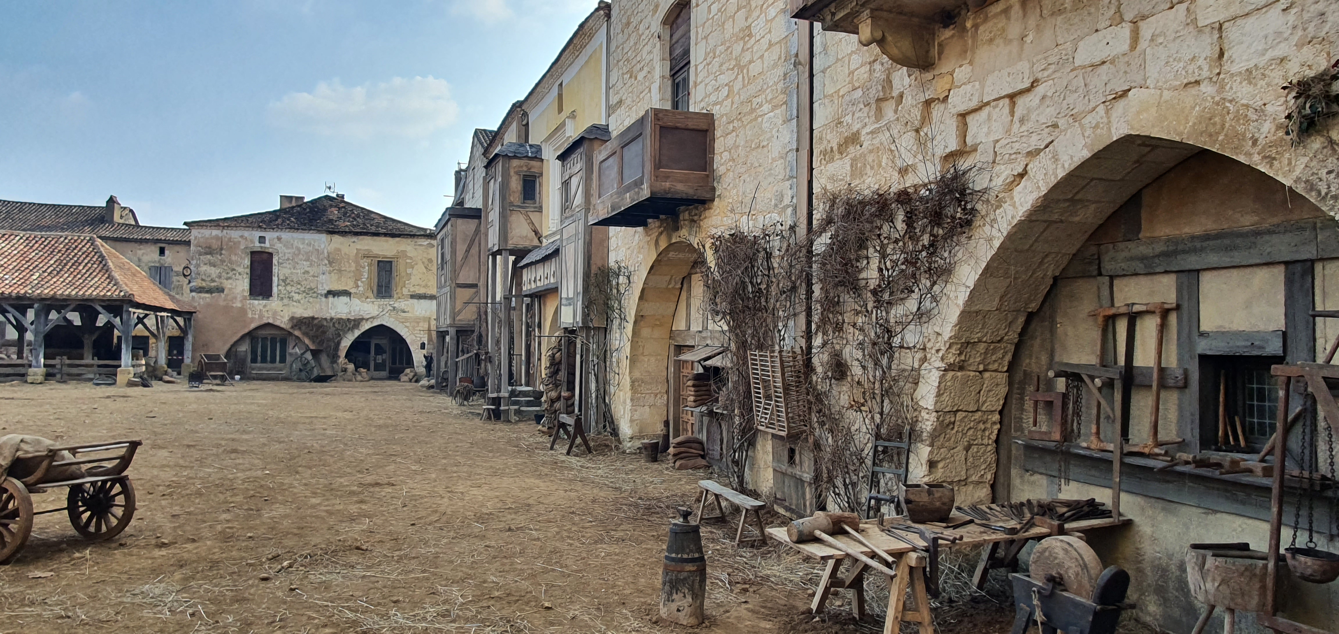 film les chèvres - Monpazier - Dany Boon, Jérome Commandeur - Camping Le Moulin de David, Dordogne Périgord