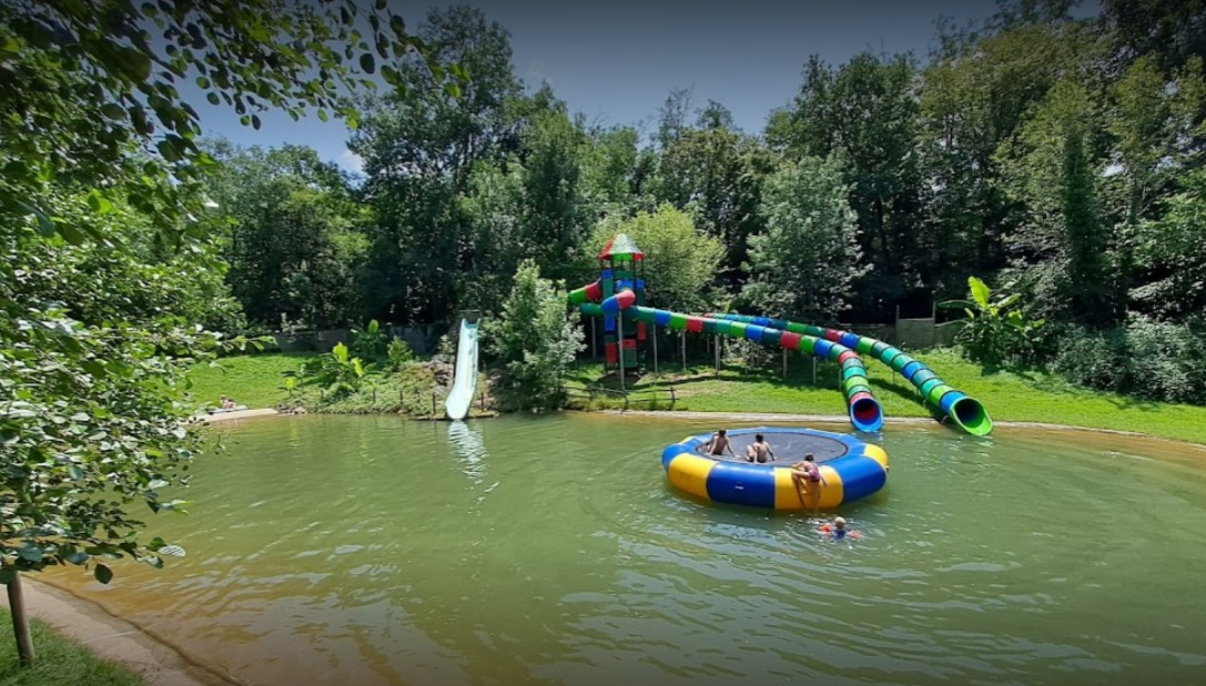 GÉANT toboggan double voie - camping le moulin de david - Monpazier, Sarlat, Biron, Dordogne, pays des bastides