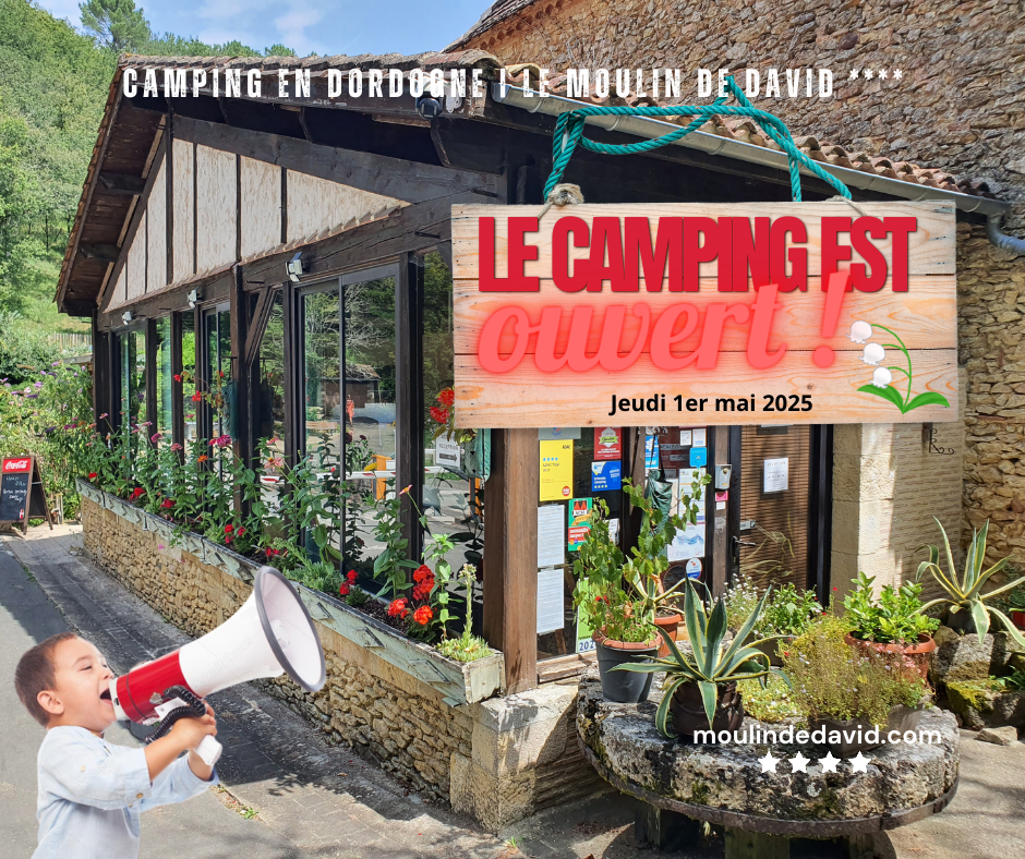 ouverture du camping Le Moulin de David 2025